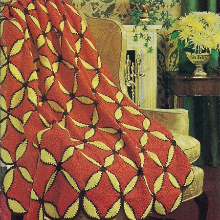 calico afghan pattern