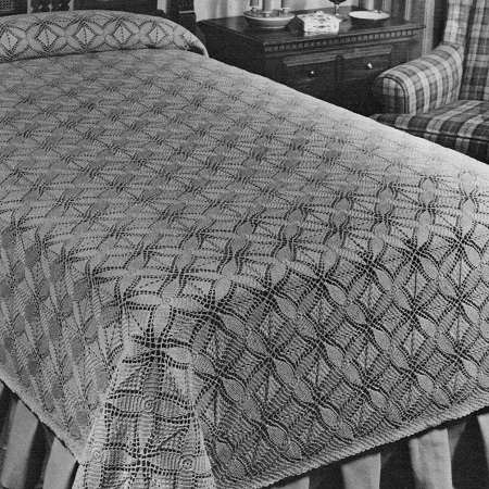 Loosestripe Leaves bedapread pattern