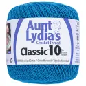 Aunt Lydia's Classic Crochet Thread Size 10, Blue Hawaii