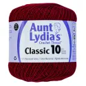 Aunt Lydia's Classic Crochet Thread Size 10, Burgundy