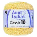 Aunt Lydia's Classic Crochet Thread Size 10, Maize