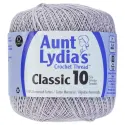 Aunt Lydia's Classic Crochet Thread Size 10, Silver