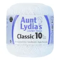 Aunt Lydia's Classic Crochet Thread Size 10, White