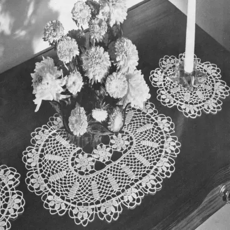 Buffet Blossoms Doily Pattern