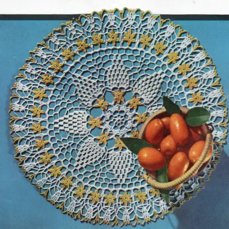 Orange Blossom Doily