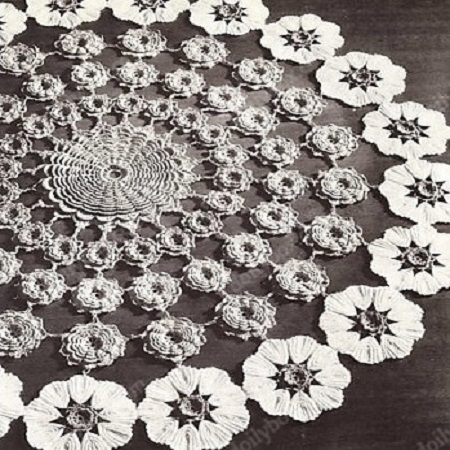 forget me not doily pattern
