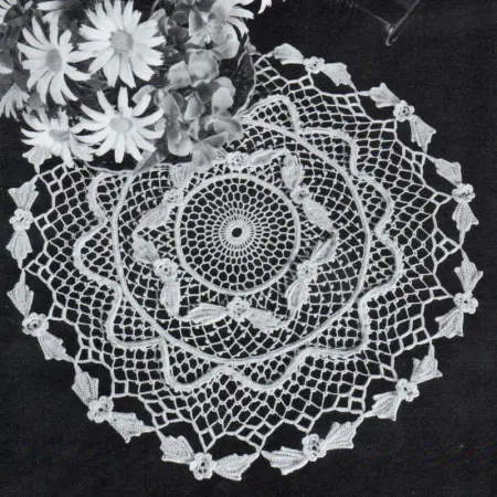 Irish Rose Doily