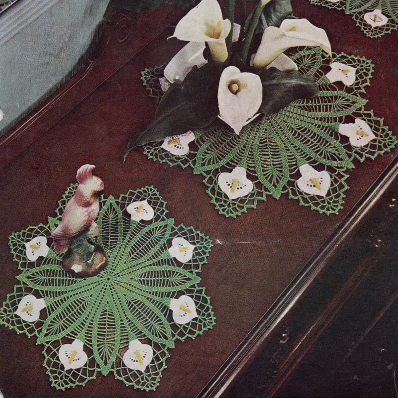 Calla Lily Doily Pattern