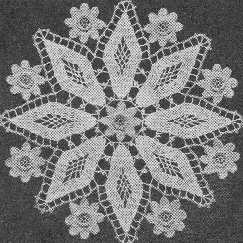 Enlarged Diamond Doily Pattern