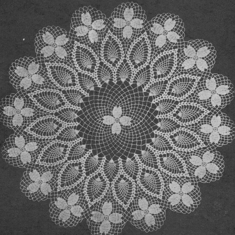 Dogwood Doily Pattern