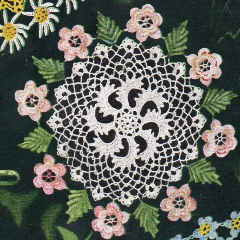 Irish Rose Doily Pattern