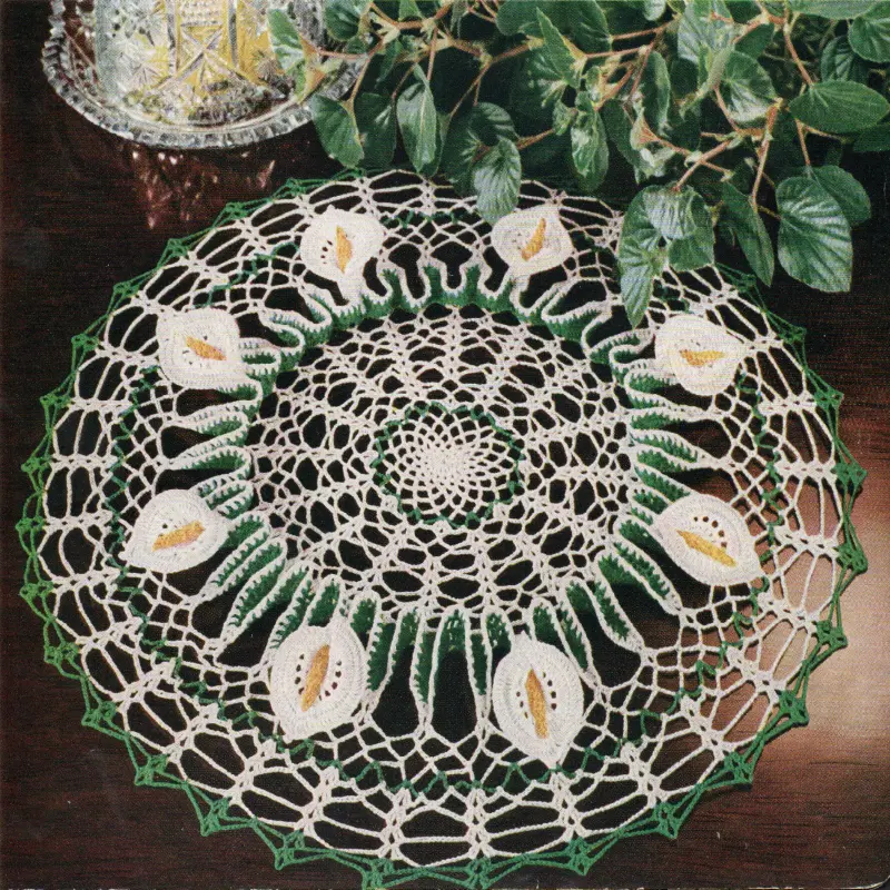 Calla Lily Doily Pattern