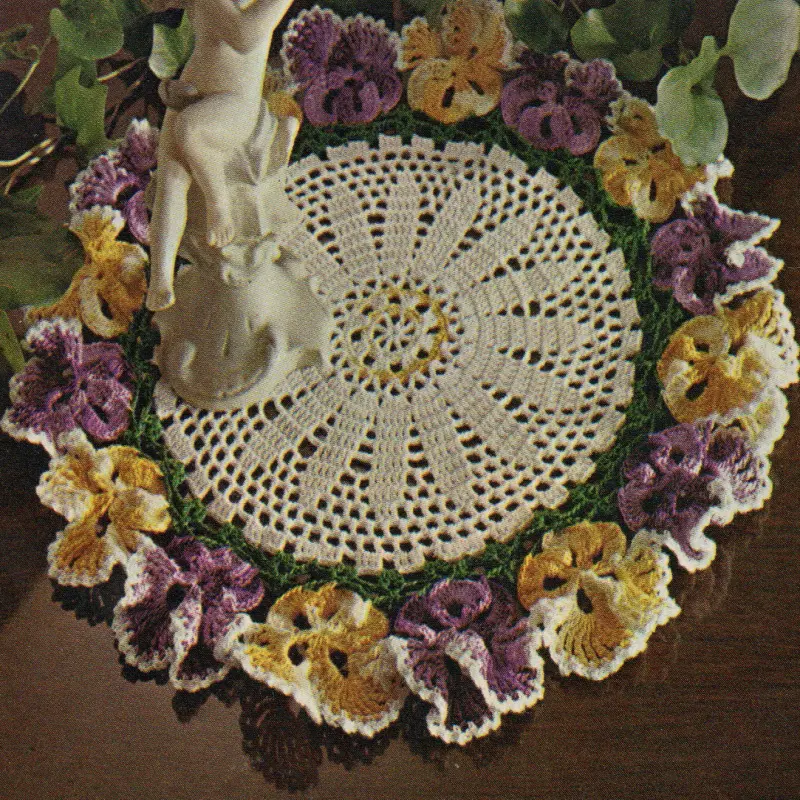 Pansy Doily Pattern