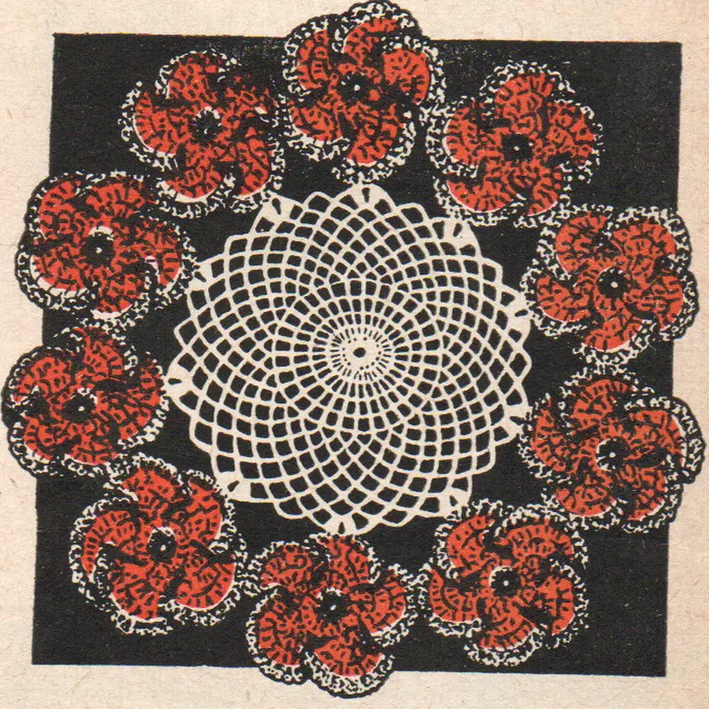 Poppy Doily Pattern