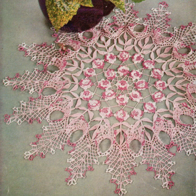Flower Bouquet Doily Pattern