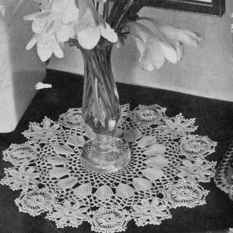 Rose of Sharon Doily Pattern