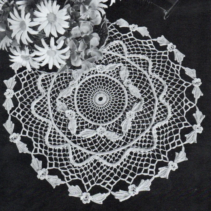 Irish Rose Doily Pattern