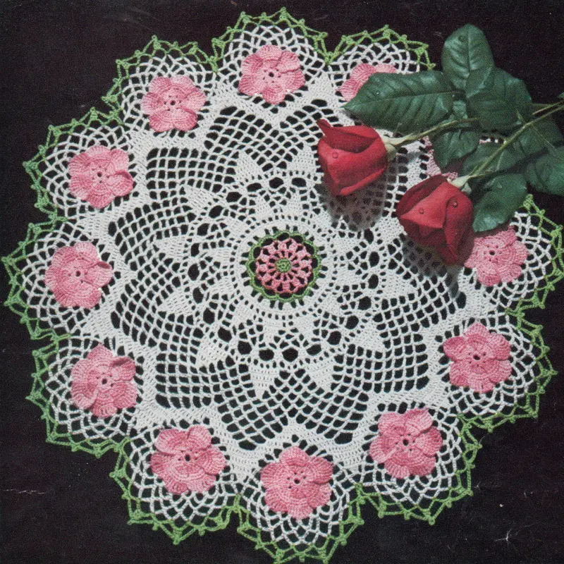 Wild Rose Doily Pattern