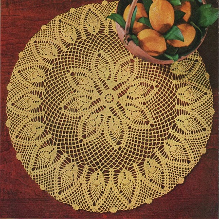 The new pineapple doily pattern