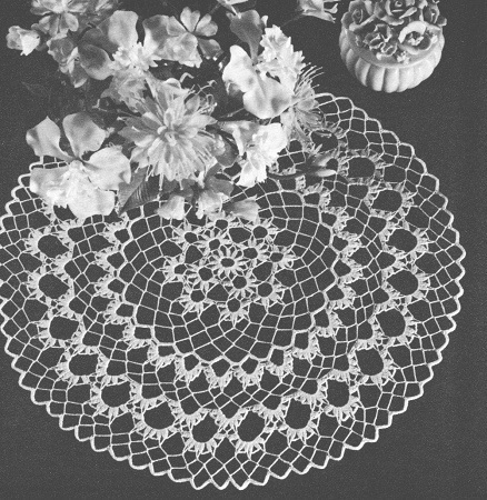 Cluster Stitch doily pattern