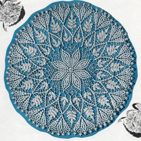 Cluster stitch Doily Pattern