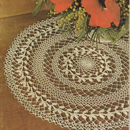 easy beginner wreath of victory crochet doily patterns